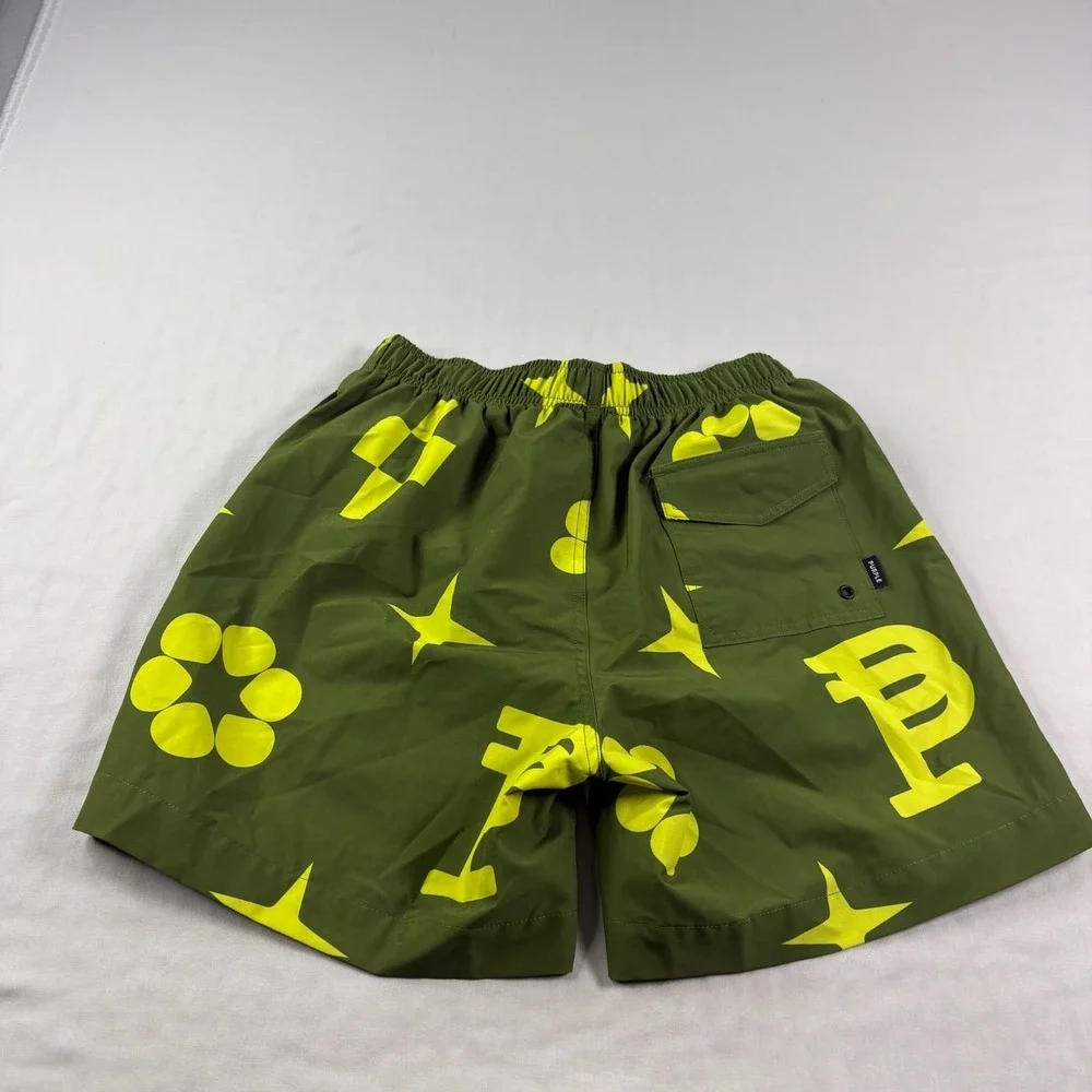 Purple shorts are